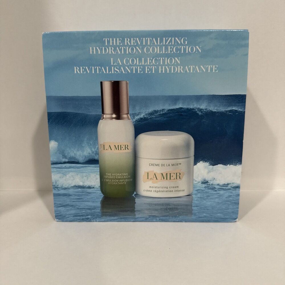 La Mer Revitalizing Hydration Collection Moisturizering Cream 2oz Emulsion 1.7oz